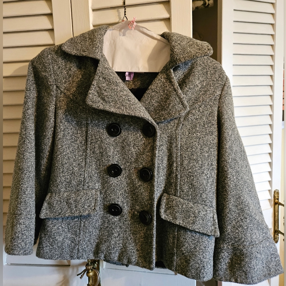 Calvin Klein double-breasted peacock 8P